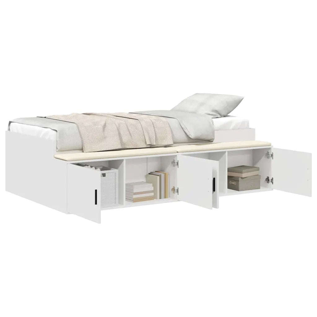 Struttura del letto Bianco 80 x 200 cm Legno multistrato 3335197