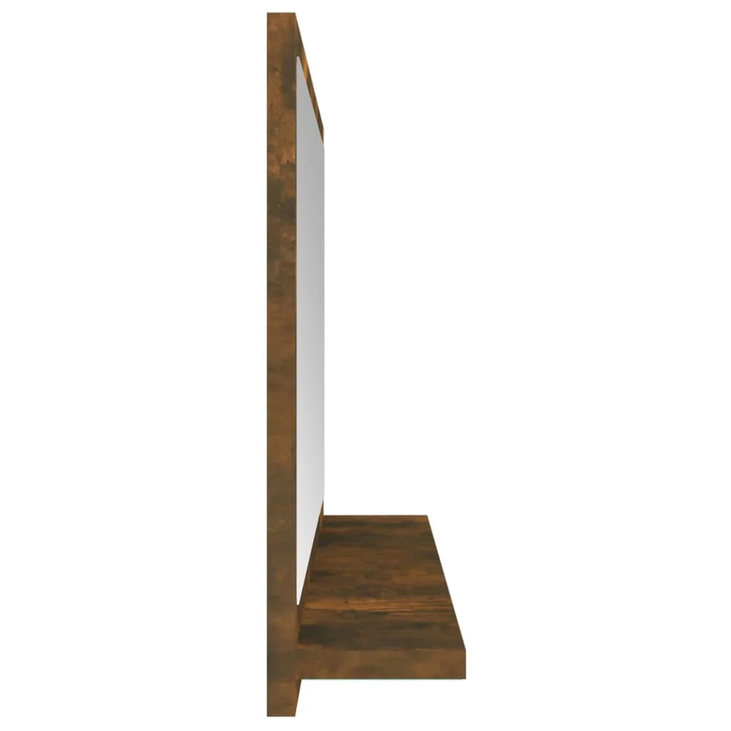 Specchio da bagno 60 x 10,5 x 37 cm in legno ingegnerizzato marrone 02_0006894