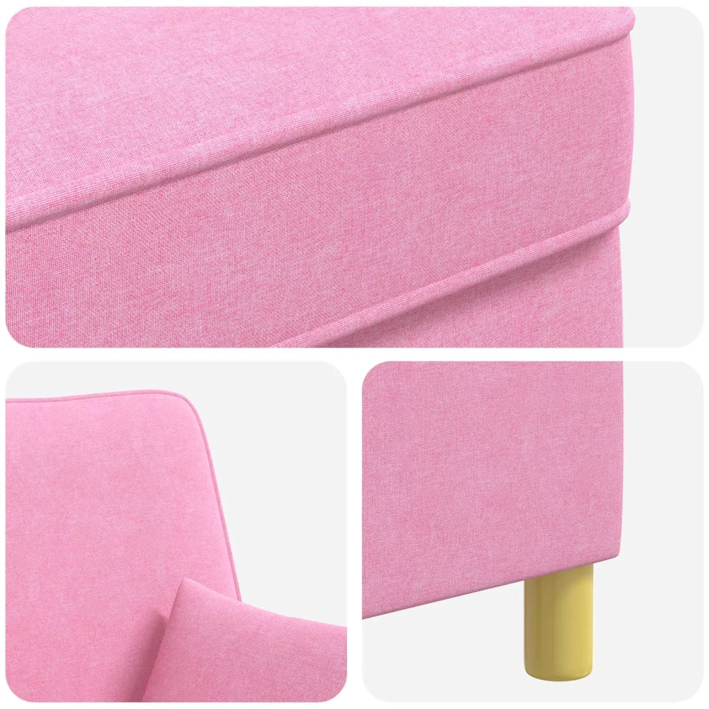 Poltrona con cuscini Rosa Tessuto 42043515