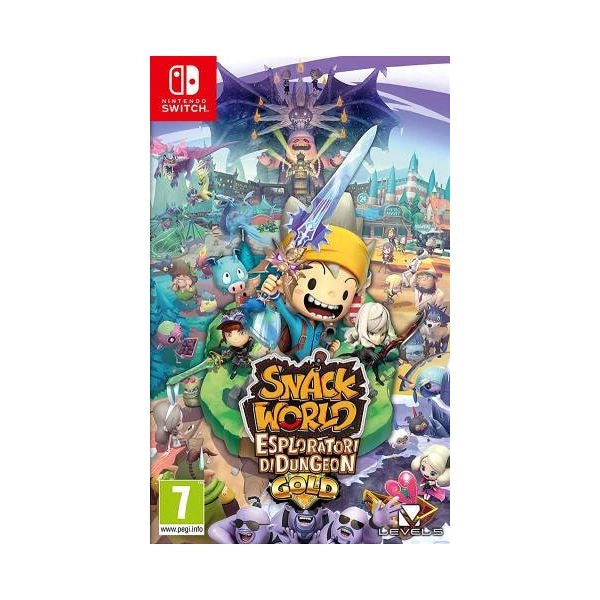 Nintendo snack world: esploratori di dungeon - gold standard nintendo switch - 2525549