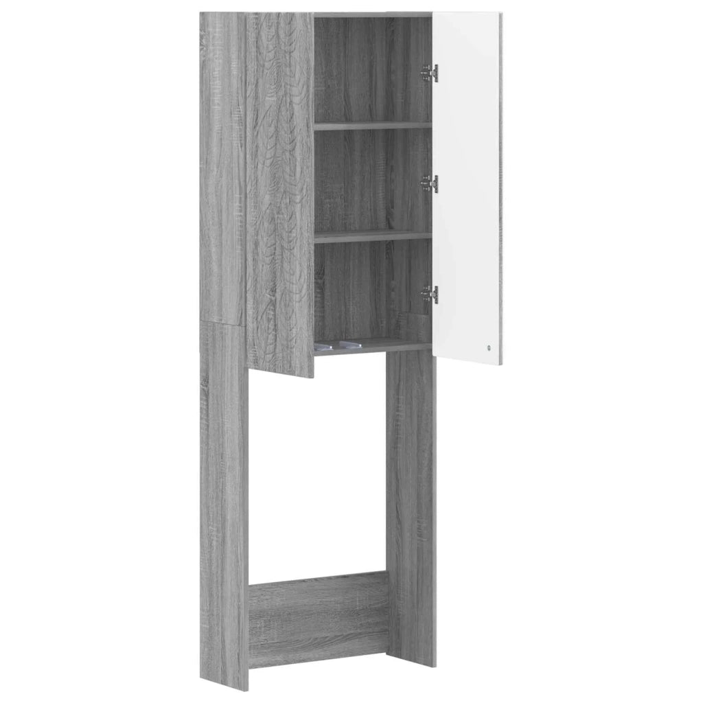 Mobile Bagno DELFT Sonoma grigio 66 x 25,5 x 190 cm 897141