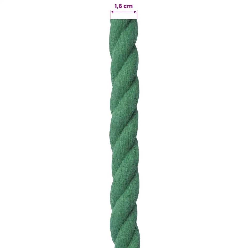Corda Verde 1,6 x 1,6 x 2500 cm Cotone 42011968