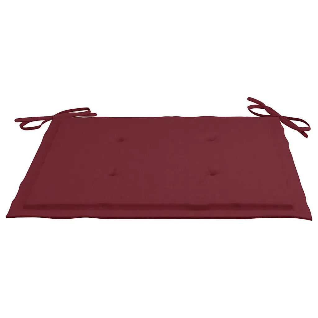 Sedie da Giardino Pieghevoli con Cuscini 4 pz Massello di Teak cod mxl 72160