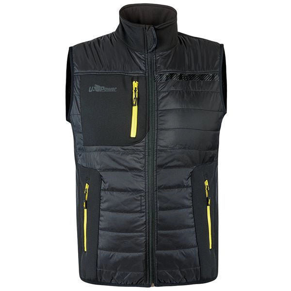 Upower Gilet Black Carbon Taglia L Wall