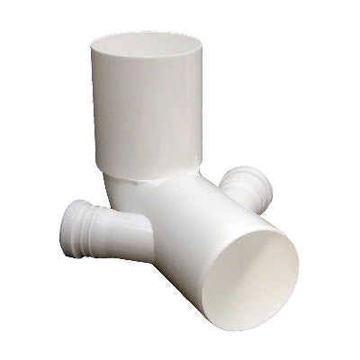 CURVA WC ALTA D. 110 IN PP CON 2 ATTACCHI- attacchi D. 50- senza- pezzi 1