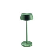Zafferano Sister Light Wi-fi Lampada a led smart da tavolo Verde ricaricabile e dimmerabile