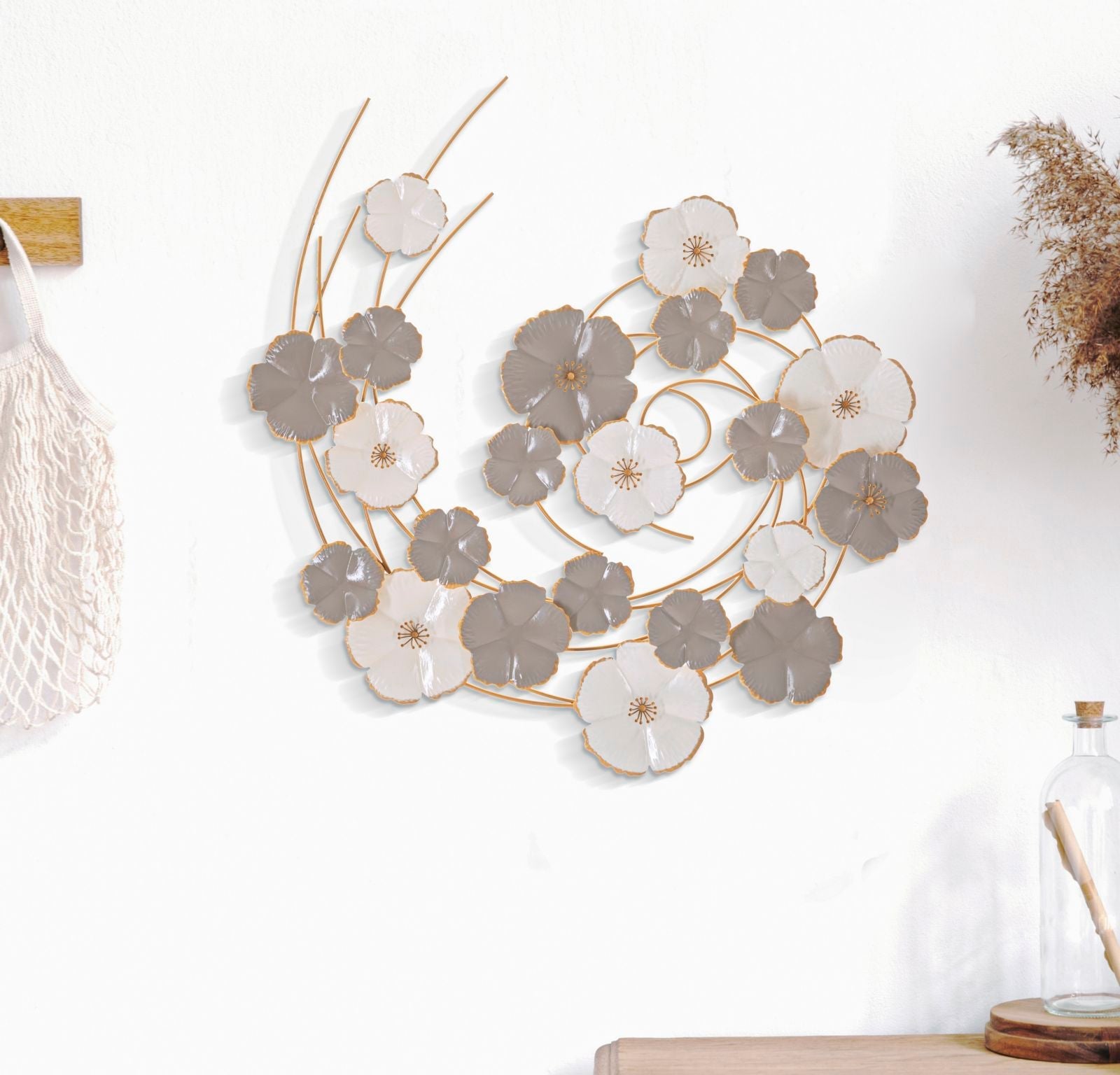 Pannello da Muro Lotly 63,5x5x67,9 cm in Ferro