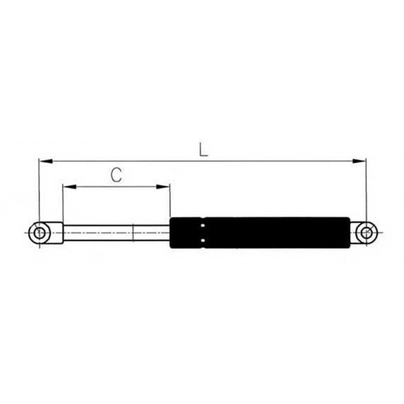 MOLLA A GAS MM.550 40 KG.
