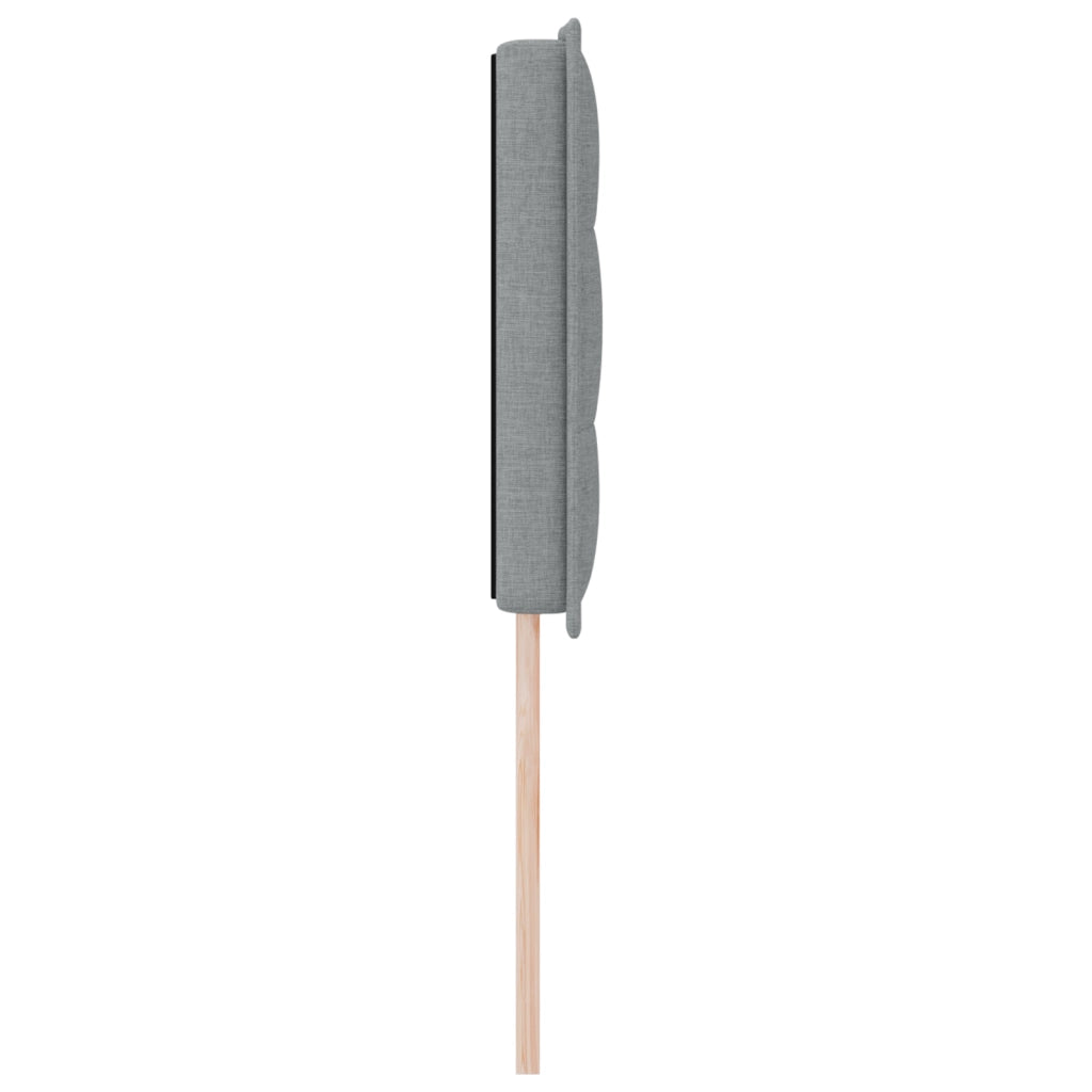 Testata LED Design Linee Grigia Chiara 90 cm Tessuto