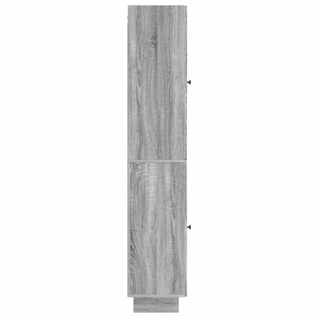 Set di armadi 2 pcs Sonoma grigio 34,5 x 33 x 90 cm 3416373