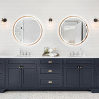 Specchio Led 70cm Mmj Brush Copper