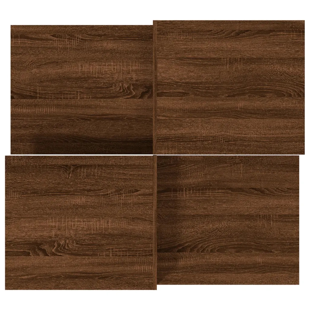 Tavolini da Salotto 2 pz Rovere Marrone in Legno Multistrato 3216160