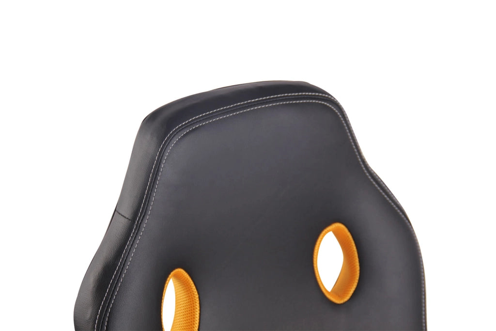 Sedia Gaming Elbing In Similpelle Nero/giallo