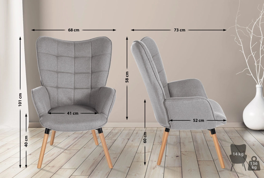 Sessel Garding Stoff