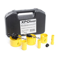 Set di seghe a tazza 9 pz. HSS bimetallico 16-68mm Sega a tazza per legno metallo plastica