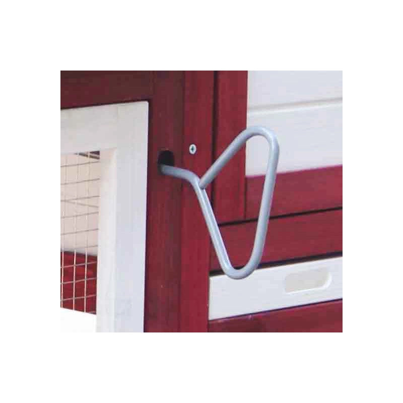 Pollaio in legno da giardino 152x62 cm – spessore pareti 10 mm tetto bitumato – 2 aree interne per 2-3 galline – PO1562 Foresta
