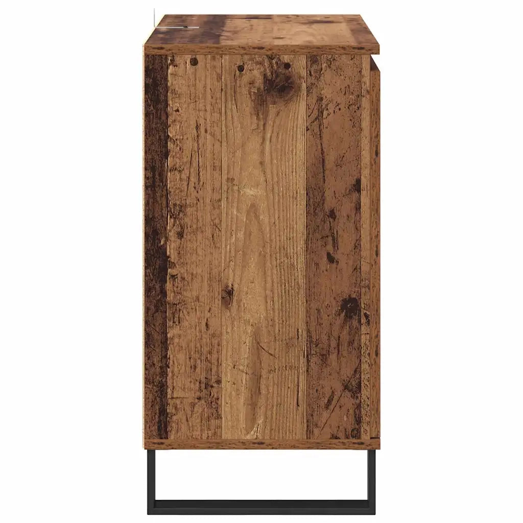 Credenza-Buffet-Armadio da cucina Legno vecchio 60 x 35 x 70 cm Legno multistrato 339674