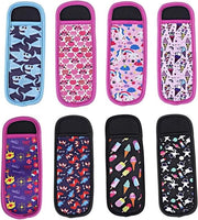 Set di 8 Coperture di Protezione dal Gelo Reutilizzabili - Multicolori per Bevande da Festa