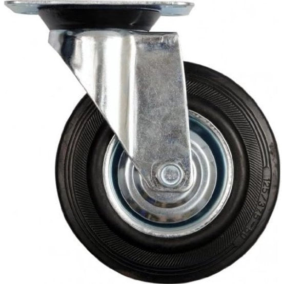 Ruota da 75mm con larghezza 23mm e altezza totale 97mm peso massimo 40kg