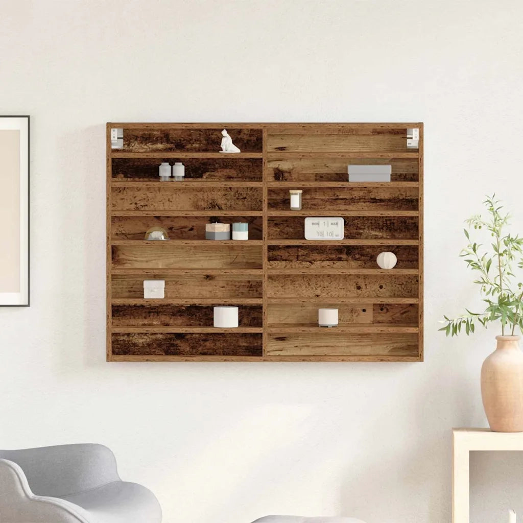 Vetrina Legno vecchio 100 x 8,5 x 75 cm Legno multistrato 869186