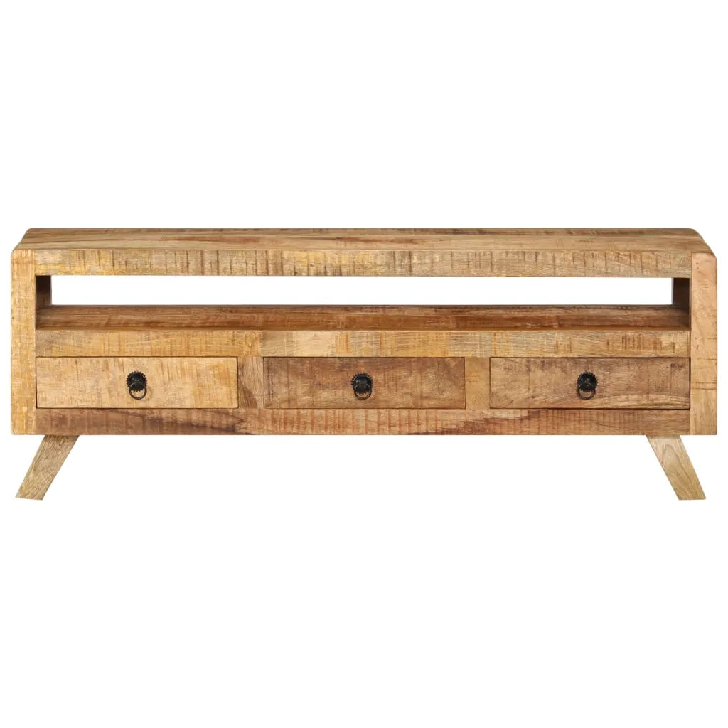 Mobile Porta TV 110x30x40 cm in Legno Massello di Mango cod mxl 33996