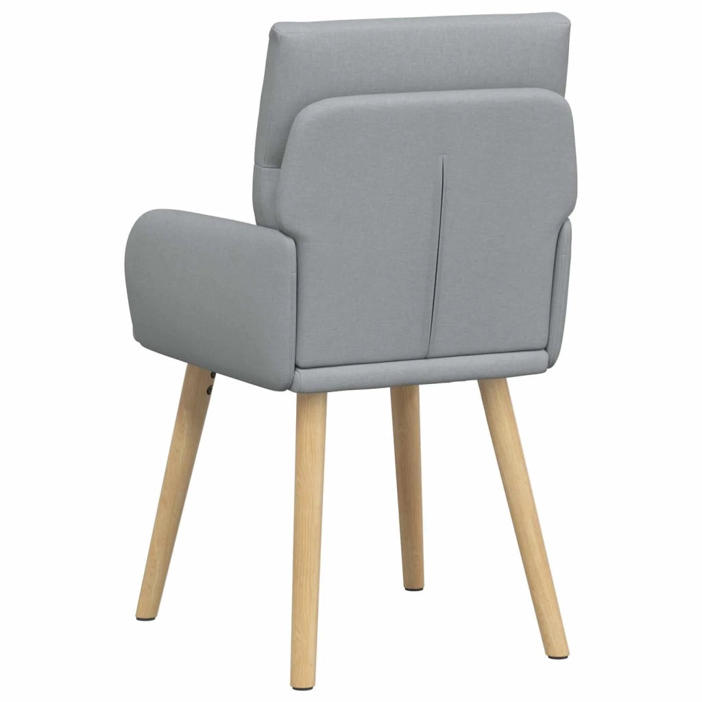 Sedie da pranzo 2 pz Tessuto Grigio Chiaro 60 x 56 x 96 cm 42034358