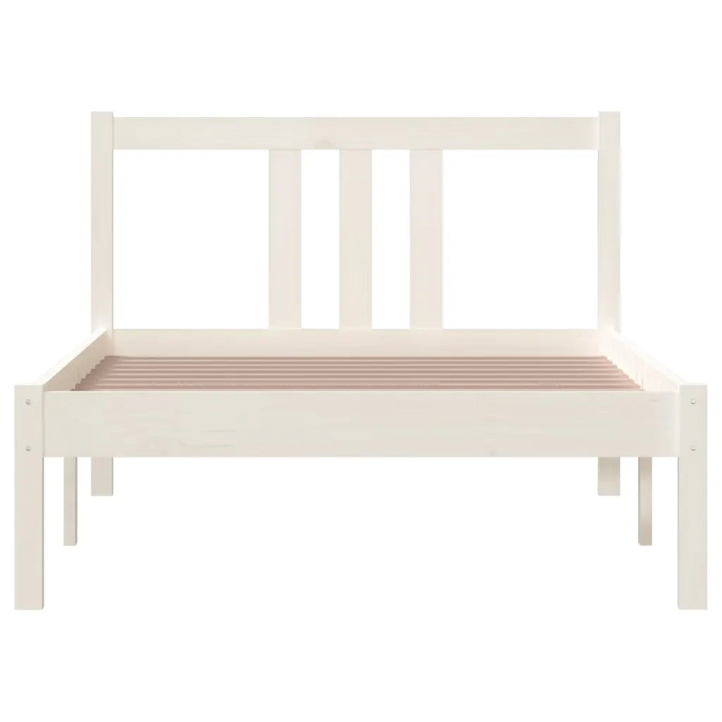 Giroletto Bianco in Legno Massello 90x200 cm 814870