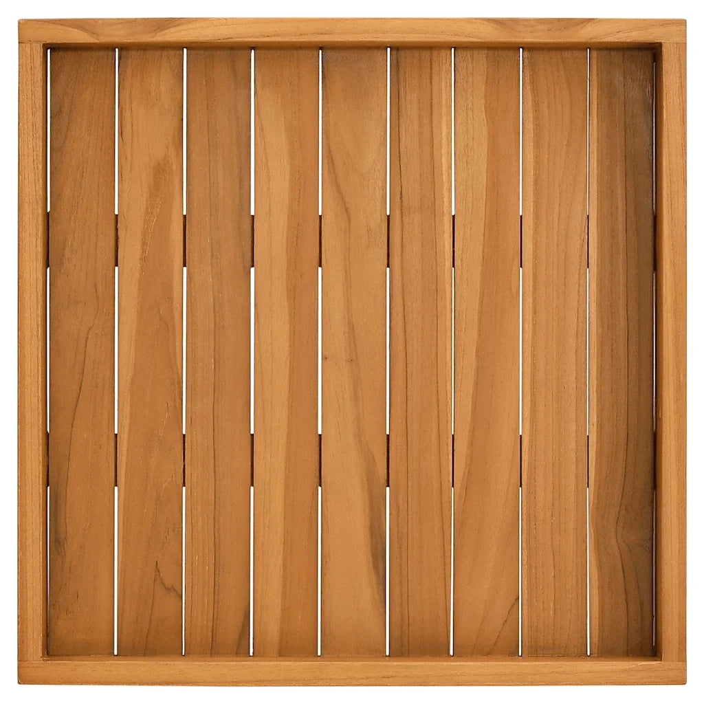 Vassoio da Portata 50x50 cm in Legno Massello di Teak 315457