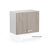 Pensile per cucina componibile da 60 cm con due ante, realizzata in legno 100% MADE IN ITALY colore Olmo