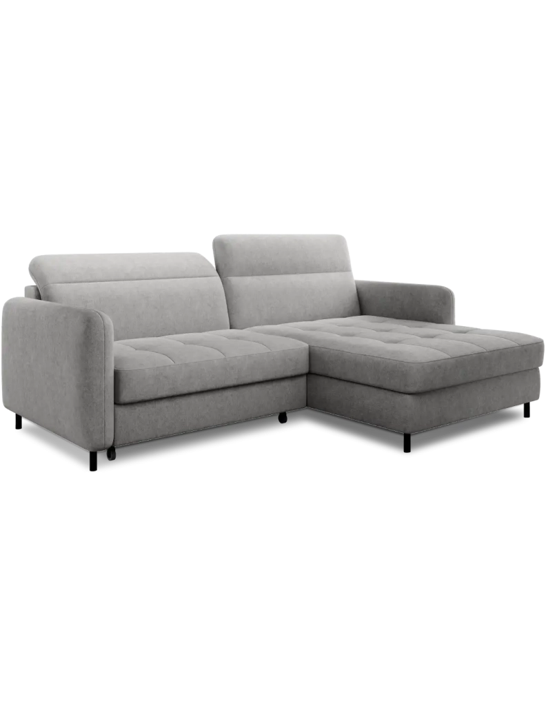Divano ad angolo collezione GOUMSI colore Grigio chiaro