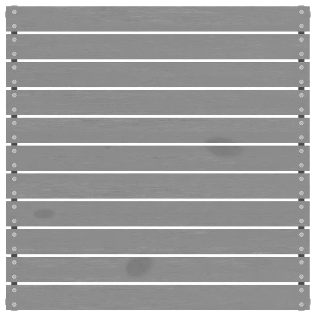 Set Divani da Giardino 9 pz Grigio in Legno Massello di Pino cod mxl 37020