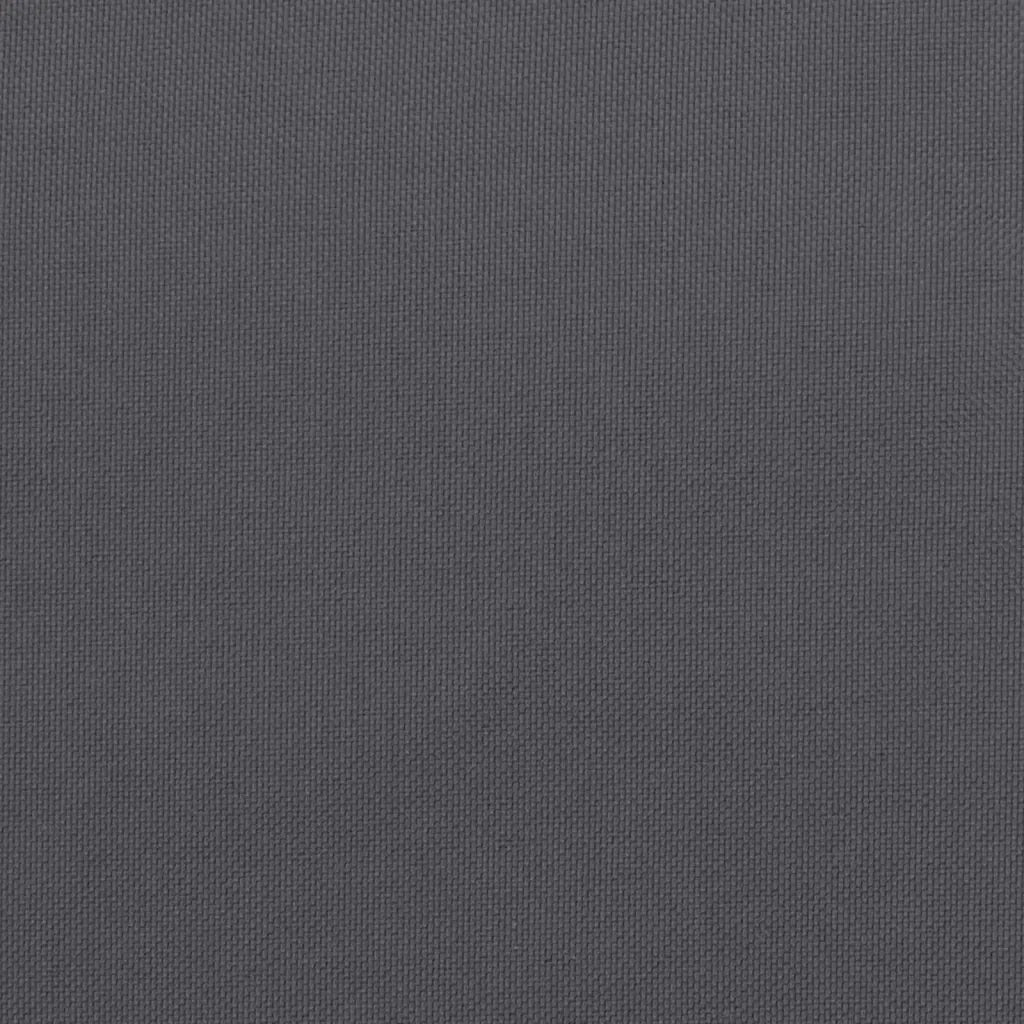 Cuscino per Panca Antracite 150x50x7 cm in Tessuto Oxford 314956