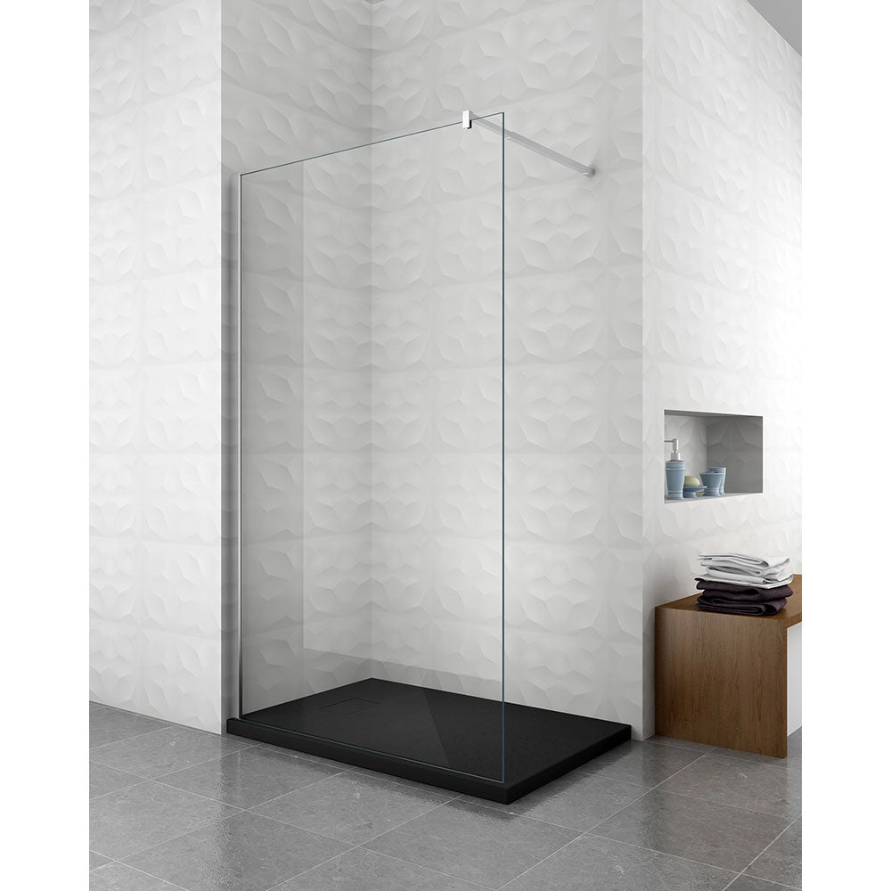 Piatto Doccia 80x160 cm Effetto Pietra Stone Grigio Antracite