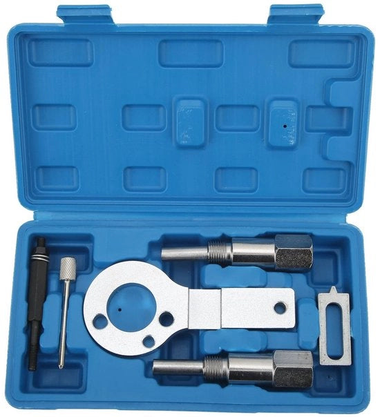 Kit di strumenti per regolazione dell'orologio di distribuzione - Chiave per bloccaggio del rullo di distribuzione - Set di ricambi per Astra Vectra Zafira - Per motori 1.9 2.0 - Alta qualità