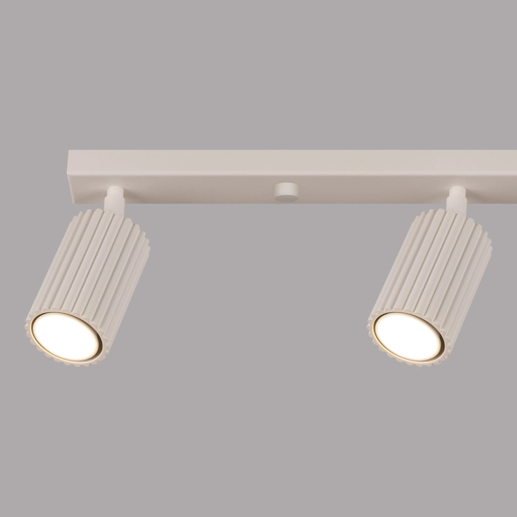 Plafoniera barra beige 81cm 4 spot GU10 GRAVIO Pure Lume