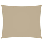Parasole a vela | Telo Ombra | Vela da ombra in Oxford Rettangolare 4x6 m Beige
