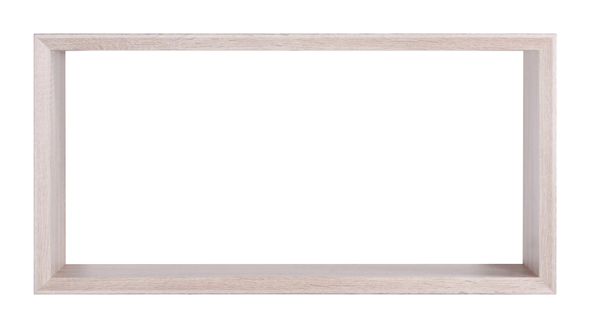 Mensola Cubo da Parete 70x35x15,5 cm in Fibra di Legno Artù Rovere Sagerau