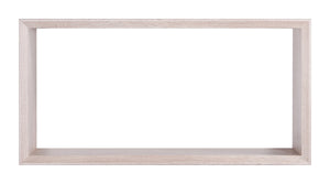 Mensola Cubo da Parete 70x35x15,5 cm in Fibra di Legno Artù Rovere Sagerau