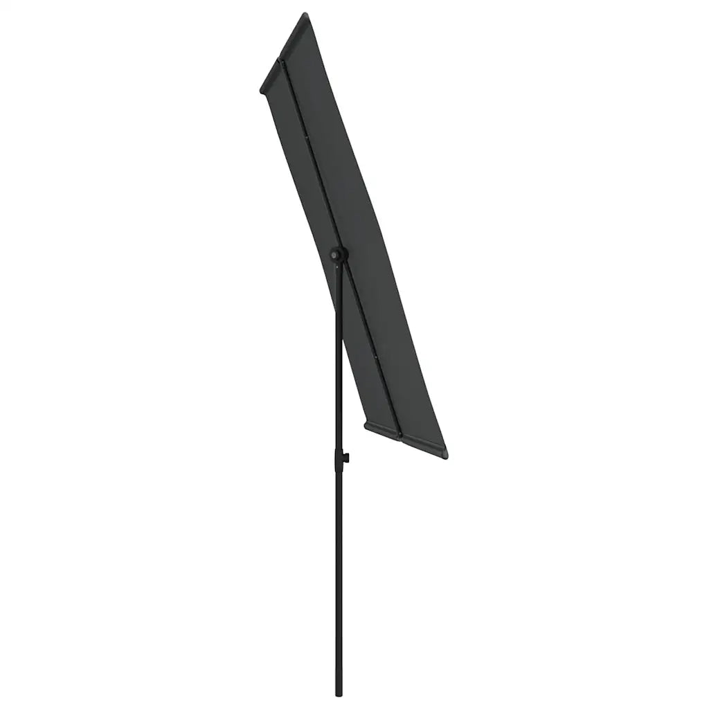 Ombrellone da Giardino con Palo in Alluminio 2x1,5 m Antracite 47338