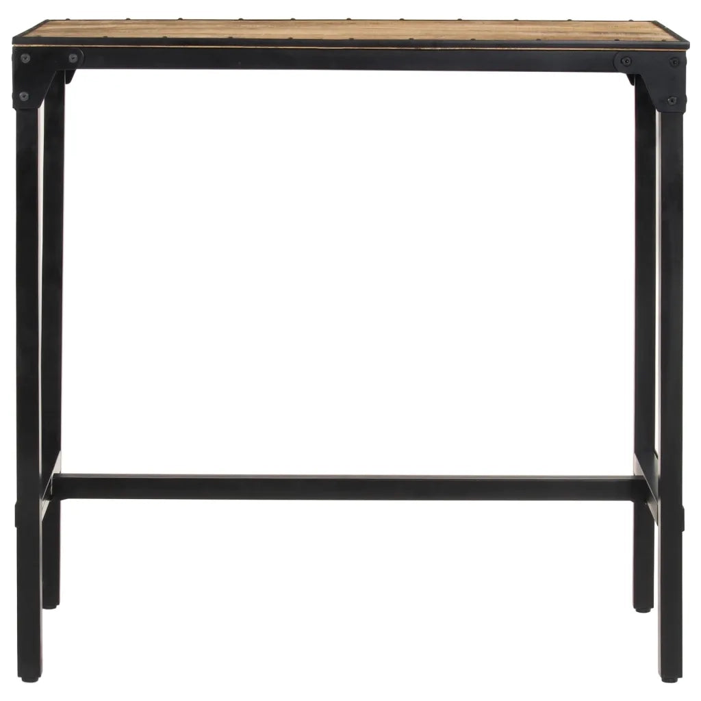 Set Bar 5pz Legno Massello Mango Grezzo e Metallo 3216416