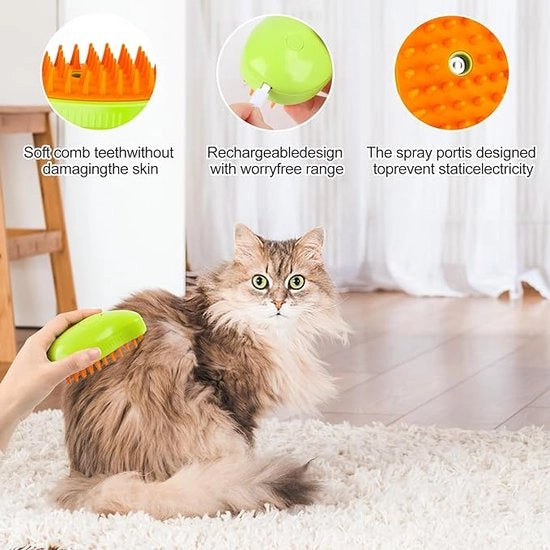 Set di pettinature per gatti e cani con setole corte, medie e lunghe per massaggi e pulizia