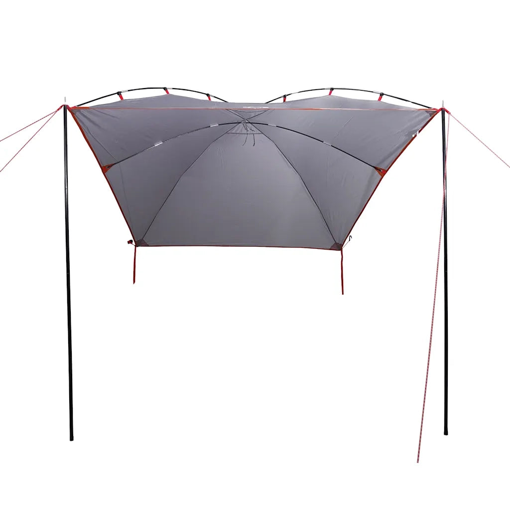 Tenda da Campeggio per Auto Grigio e Arancione Impermeabile