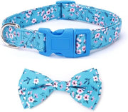 Vlinderdas periferica per bambine, donne e cani, regolabile e rimovibile, morbida e comoda, colore luce azzurro, modello M