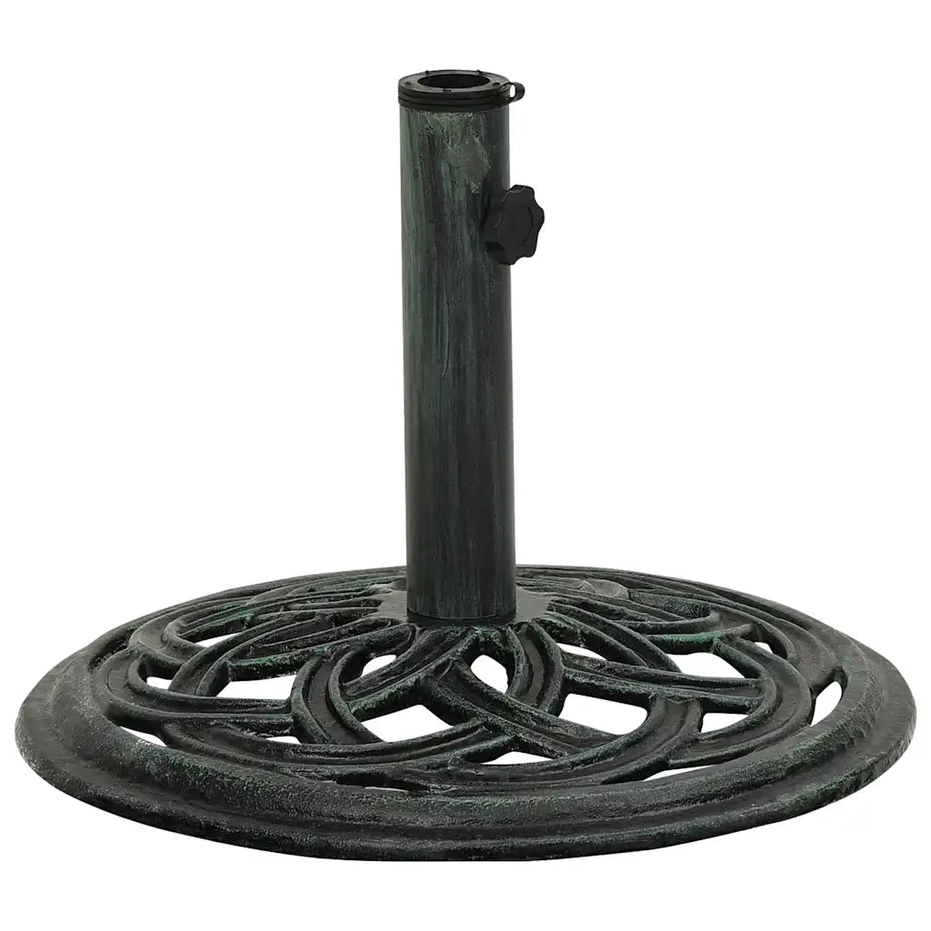 Base per Ombrellone-Supporto per ombrellone Verde 44x44x31 cm in Ghisa 239948