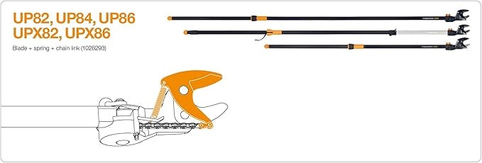 LAMA + MOLLA UP86 UP84 UP82 UPX82 UPX86 FISKARS - + FALSA MAGLIA- 1 confezioni