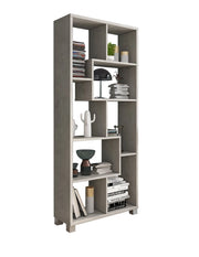 Biblioteca Veniano, Libreria 8 Ripiani, 68x25x161h cm Grigio