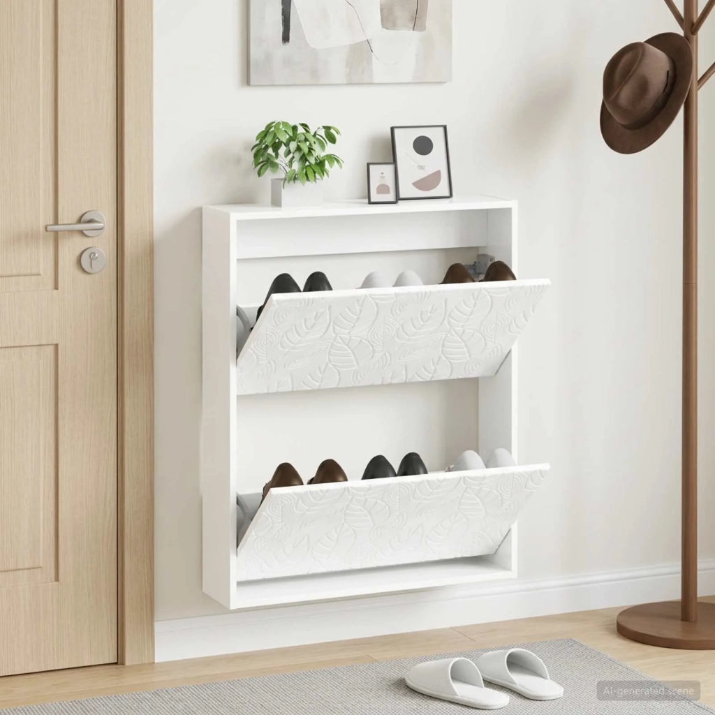 Mobiletto per Scarpe da Muro DELFT 71 x 17 x 86 cm 897079
