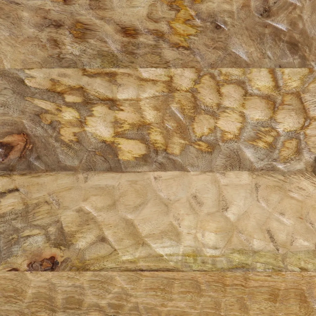 Comodino 40x33x46 cm in Legno Massello di Mango 356897