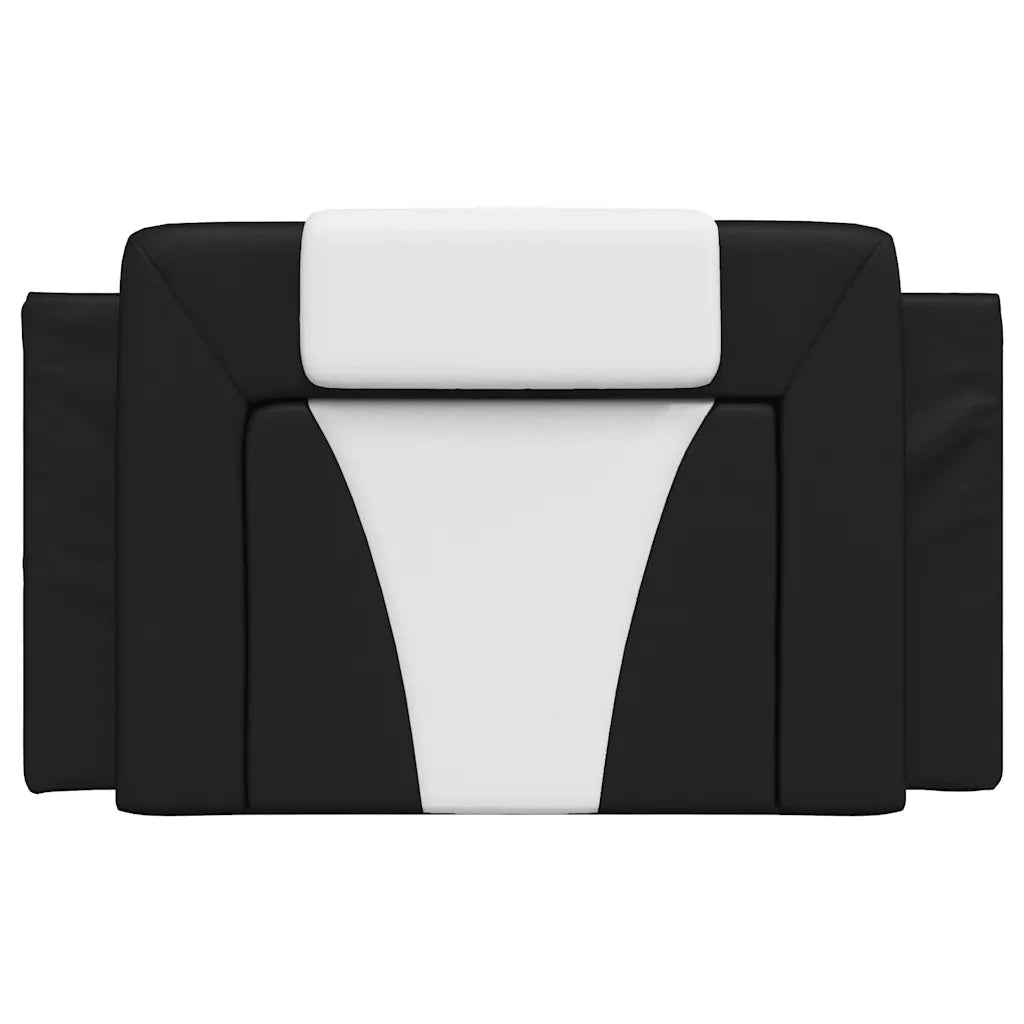 Cuscino Testiera Viana Nero e Bianco 80 cm in Similpelle CFW6058464