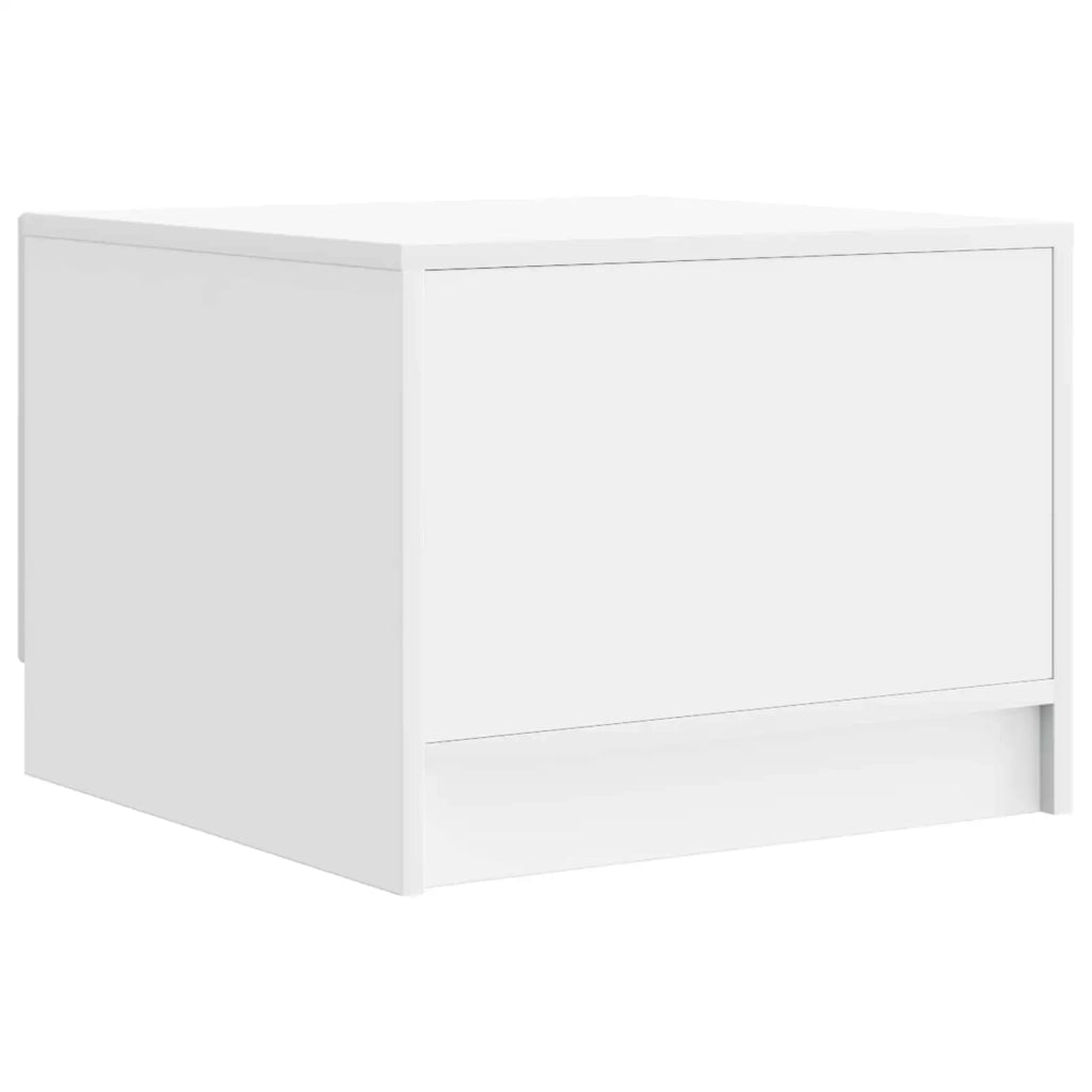 Tavolino da salotto Bianco 49 x 50 x 37 cm Legno ingegnerizzato 895885
